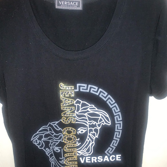 versace jeans black shirt